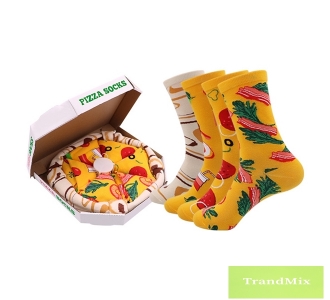 rosary Pizza mintájú zokni pizzás dobozban 16-pi04642-3
